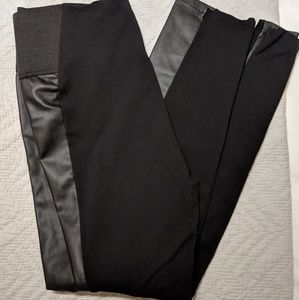 High Waist Faux Leather Leggings